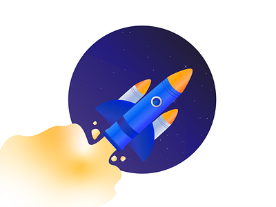 Rocket Illustration animation branding code codetheorem design flight illustration illustrator iphone plane rocket theorem ui ux ux design vector vectorart web webdesign website