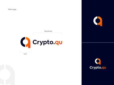 Crypto App Logo app bitcoin branding crypto cryptocurrency currency design illustration logo typography ui ux vector