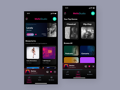 Music Streaming Mobile App