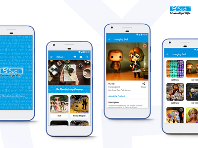 Sudi - A personalised Gift Store android app appdesign ecommerce ios iphone logo marketing mockup store ui ux