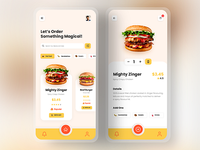 Food App Design