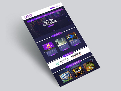 Gaming website app application arena branding christmas design flat gaming halloween icon landing page mockup ui uidesign unique ux vector web page website youtube