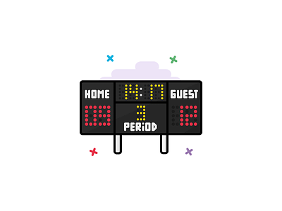 #16 Scoreboard icon app hockey icon icon design iconography illustration scoreboard sport web