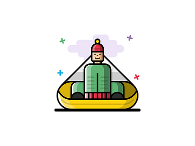 #22 Sledging icon app icon icon design iconography illustration sledging sport web winter