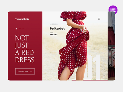Tamara Bellis - E-shop Web-design Concept 2020 clothes design dress ecommerce fashion figma firstweek interface mobile summer ui ux wear web