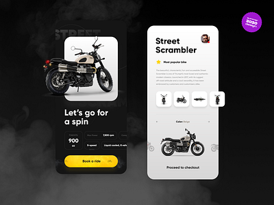 Triumph Motors - Mobile App Design