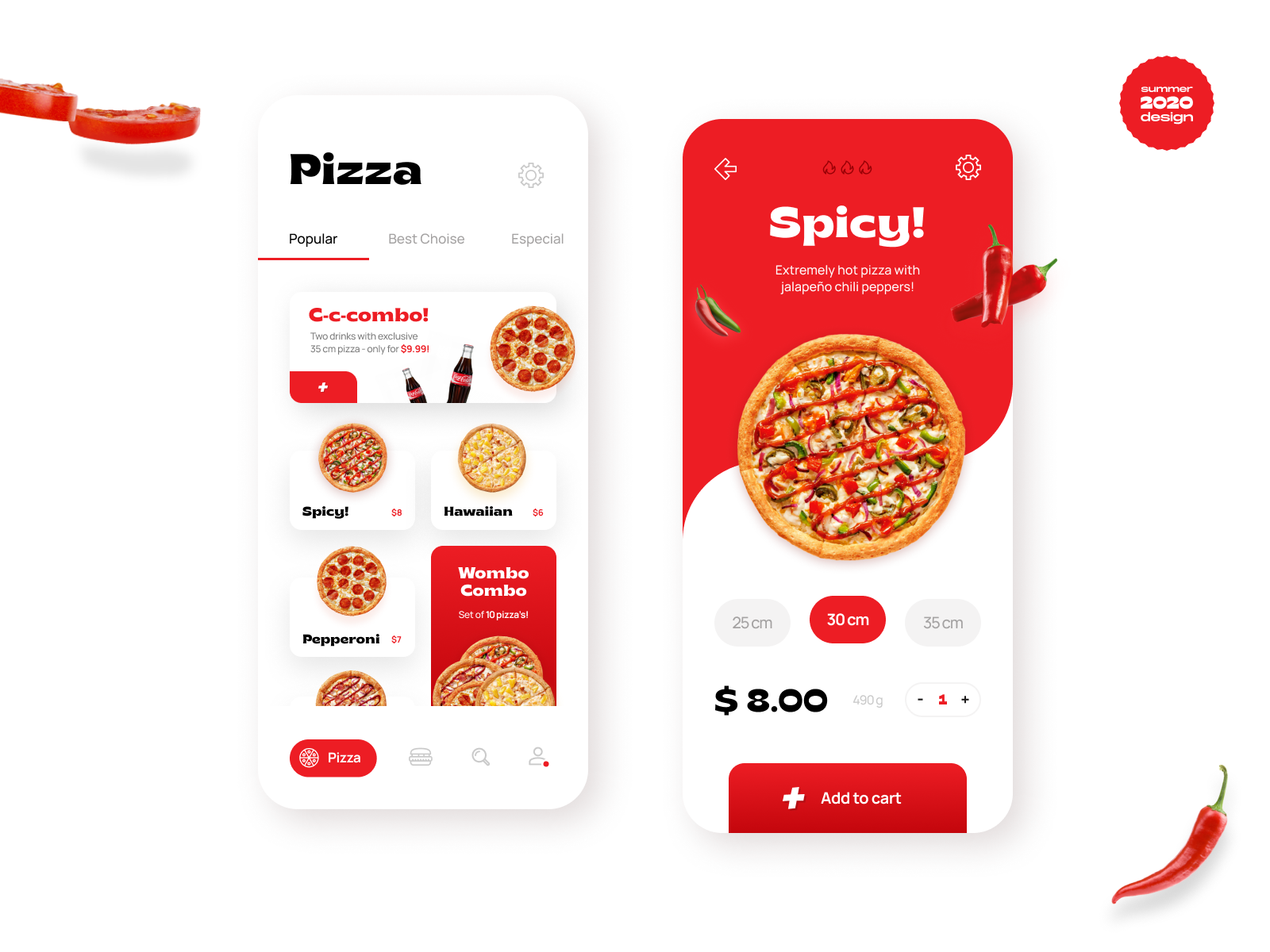 Pizza Delivery App Design by 🌐 D.D.C on Dribbble