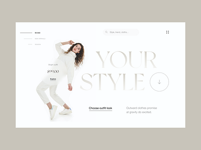 web design fashion design ecommerce fashion figma interface onlineshop ui ux webdesign