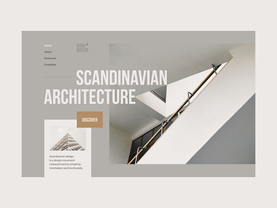 web design landing page architecture home screen interior landing page minimal minimalism scandinavian ui ux web design webdesign