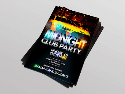 Flyer Design car flyer design dj flyer flyer design graphic desgin graphic designer illustration party flyer print design