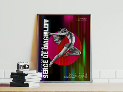 Poster Design ballet broadway design gradient graphic desgin graphic designer illustration poster design print design