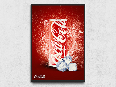 Poster Design beverage design coca cola design graphic desgin graphic designer illustration poster design print design