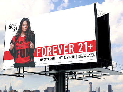 Billboard Design advertisement apparel billboard billboard design design graphic desgin graphic designer print design