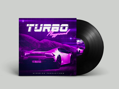 Album Cover Design 80s style album art album cover album cover design design graphic design graphic designer illustration photoshop print design synthwave