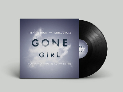 Gone Girl Album Mockup album art album cover album cover design design graphic design graphic designer illustration minimal movie art music art photoshop print design