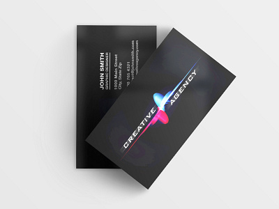 Business Card Design branding business card design gradient graphic design graphic designer illustration photoshop print design