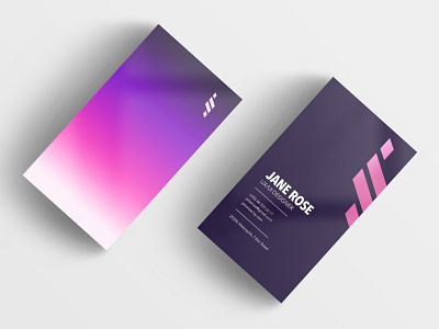 Business Card Design branding design gradient graphic design graphic designer minimal photoshop print design ui ux