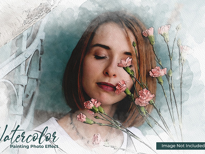 Watercolor Painting Photo Effect customizable