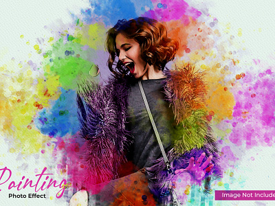 Colorful Painting Photo Effect customizable