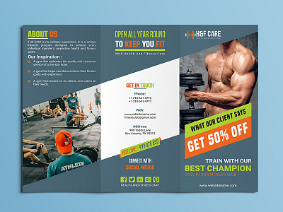 Gym Trifold Brochure