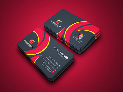 Outstanding Business Card adobe brand branding business businesscard card cards company corporate design stationary template