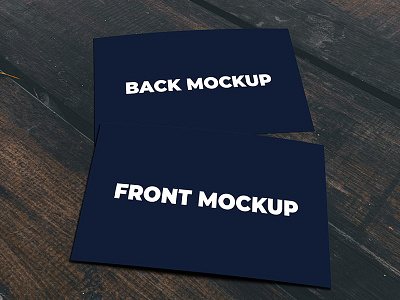 Realistic Business Card Mockups 02