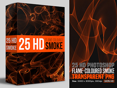 HD Flame-Coloured Smoke