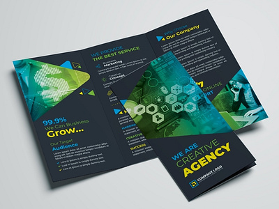 Corporate Trifold Brochure Template brochure brochure template business clean corporate marketing multipurpose print print template template trifold trifold brochure