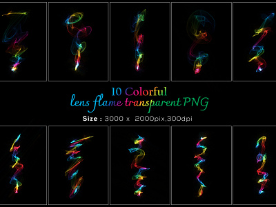 10 Colorful Lens Flame Transparent PNG Vol 13 abstract background brush colorful design effect fire flame lens png smoke transparent