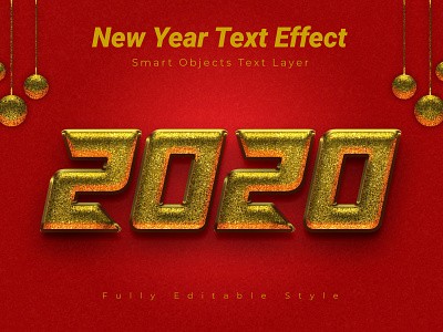 New Year Text Effect