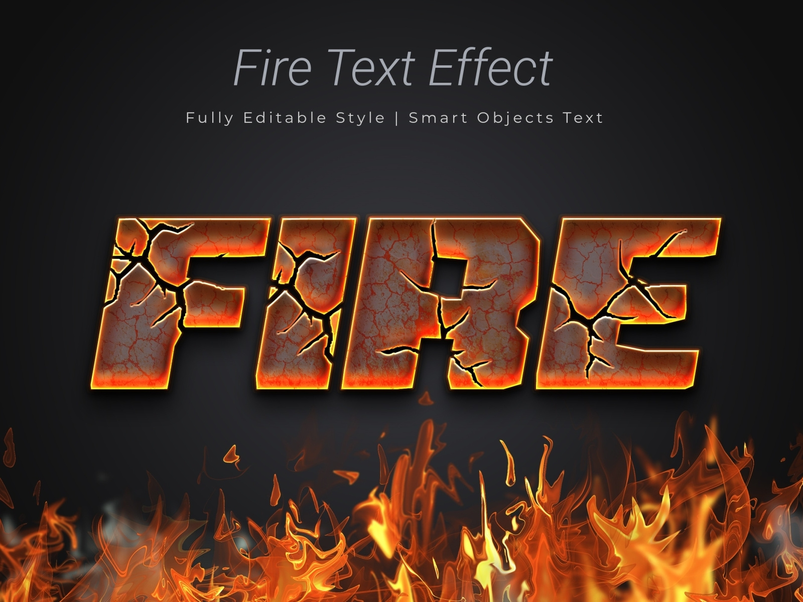 Fire Text Effect By Zahid Hossain Alif On Dribbble