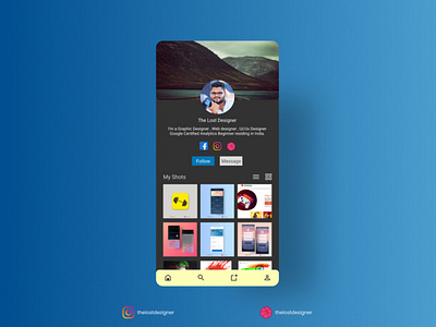 User Profile Dailyui 006