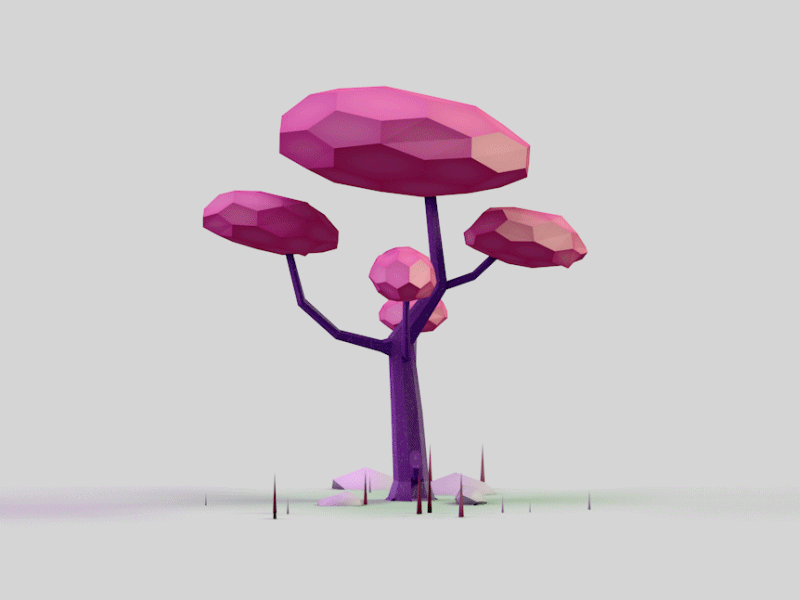 Tree 3d colors tree