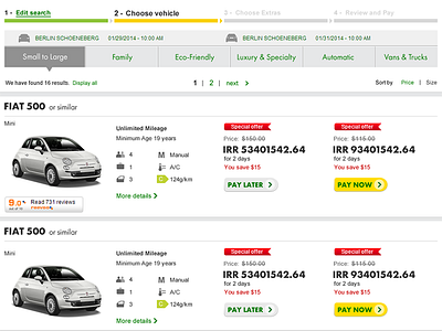 Select Page Minimized Row