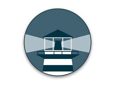 Watchtower Logo flat illustration logo open source watchtower
