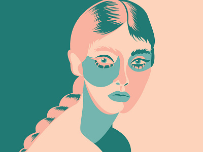 Bug Eyed Babe by Mychaela Bueche on Dribbble