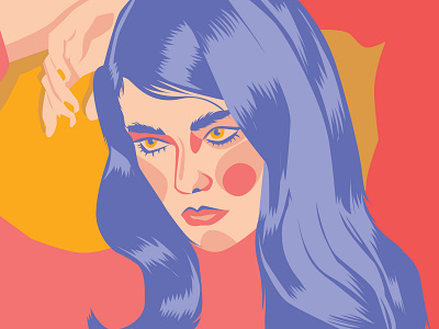 Hey Dribbble! art colorful debut design digital illustration flat graphic design illustration illustrator vector vibrant