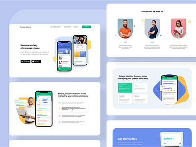 💼 landing page for Career opportunity Mobile app