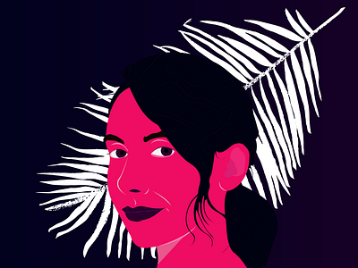 Portrait Illustration of Alison Brie art design graphic design illustration vector