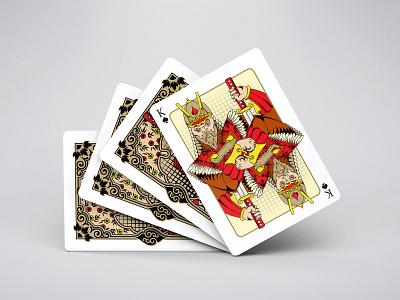 Summari Playing Cards 1 character illustrator iyce king iyceking japanese law ngcobo lawngcobo playing cards samurai sun tzu the art of war