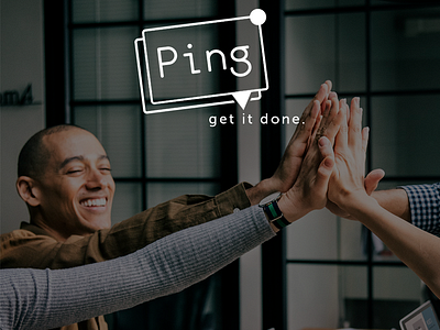 Thirty Logos Challenge - Day Four - Ping advertisement app branding collaborate design email illustration logo logo concepts logo inspiration ping slack thirtylogochallenge thirtylogos typography vector