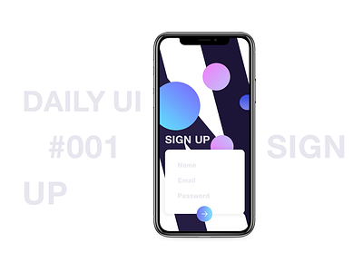 Another Sign Up screen