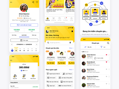 Find an Expert App app app design app mobile design design expert hochiminh interface ios app screen job mobile app design ui ui design ui ux design vietnam