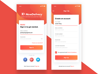 Sign In UI Concept app design app mobile design ios app screen login design mobile app design signup design ui ux design