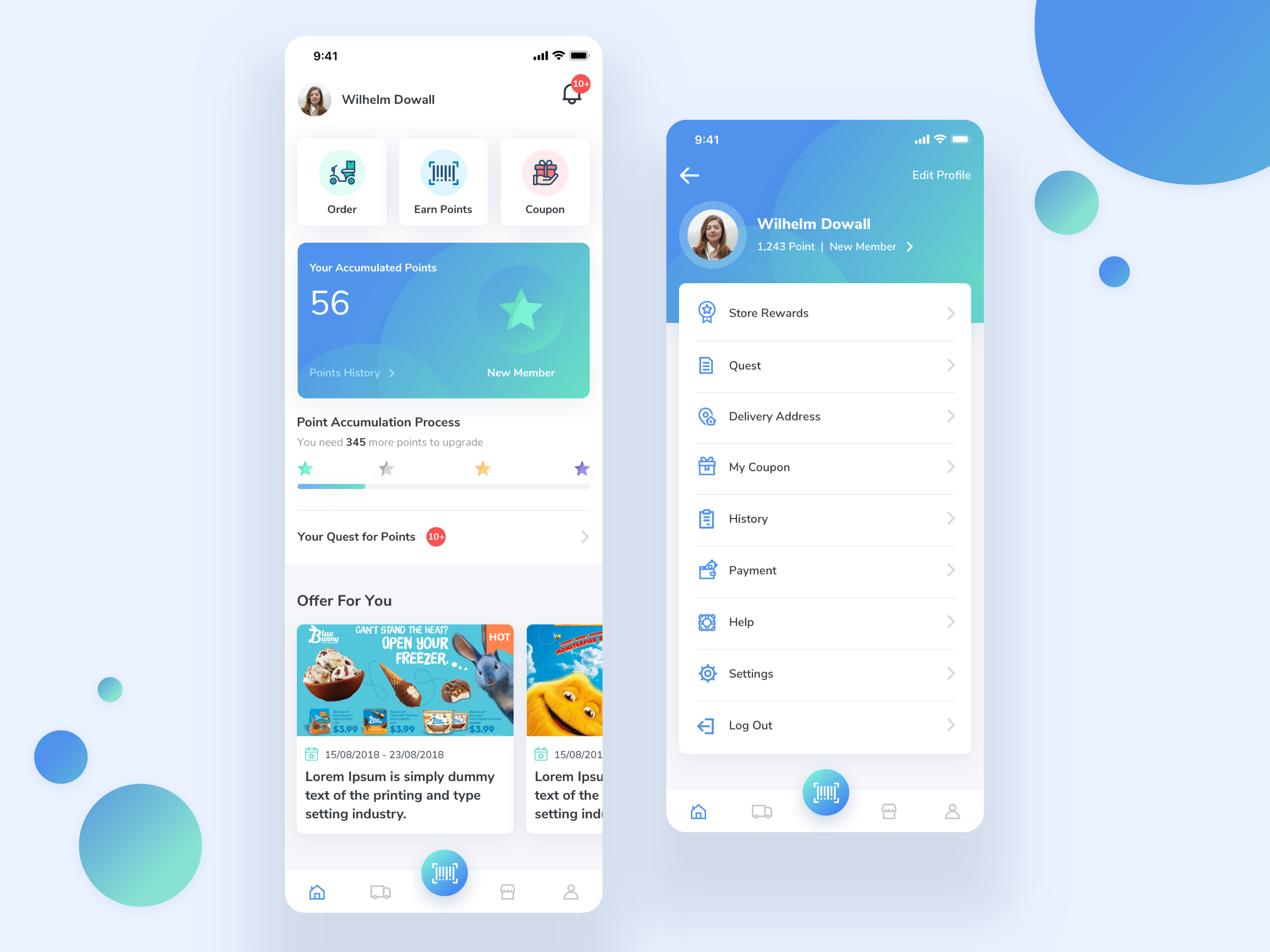 Order App UI Design by Jackie V_V on Dribbble