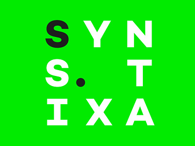 Syntaxis Dribble identity logo typography
