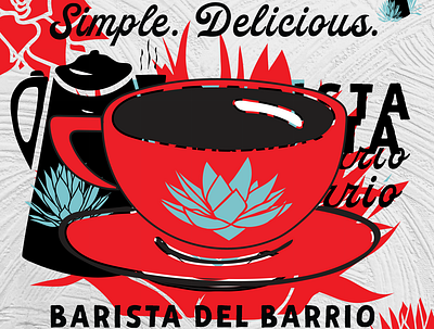 Barista Del Barrio brand design colorado springs