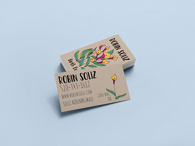 Illustrated Business Card business card illustration stationary