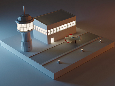 Low Poly Airport