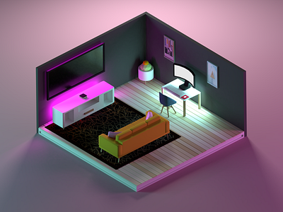 Neon Office